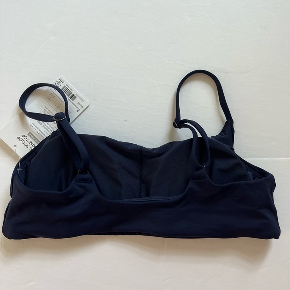Athleta A-C Scoop Bikini Top Navy Size Small New with Tags - Picture 2 of 7